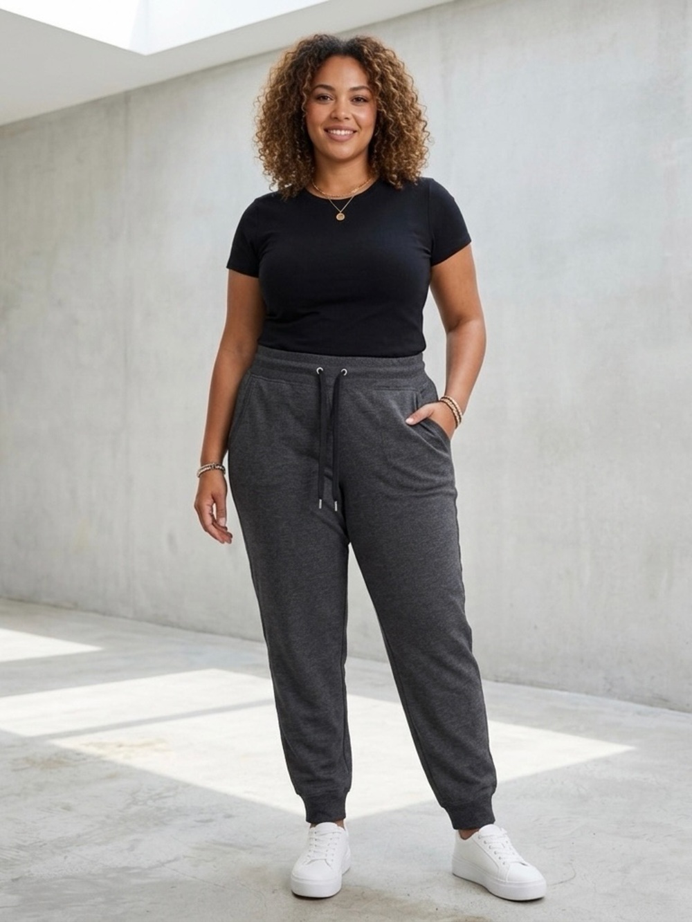 Calvin Klein Performance Charcoal Grey Soft Joggers - 2X